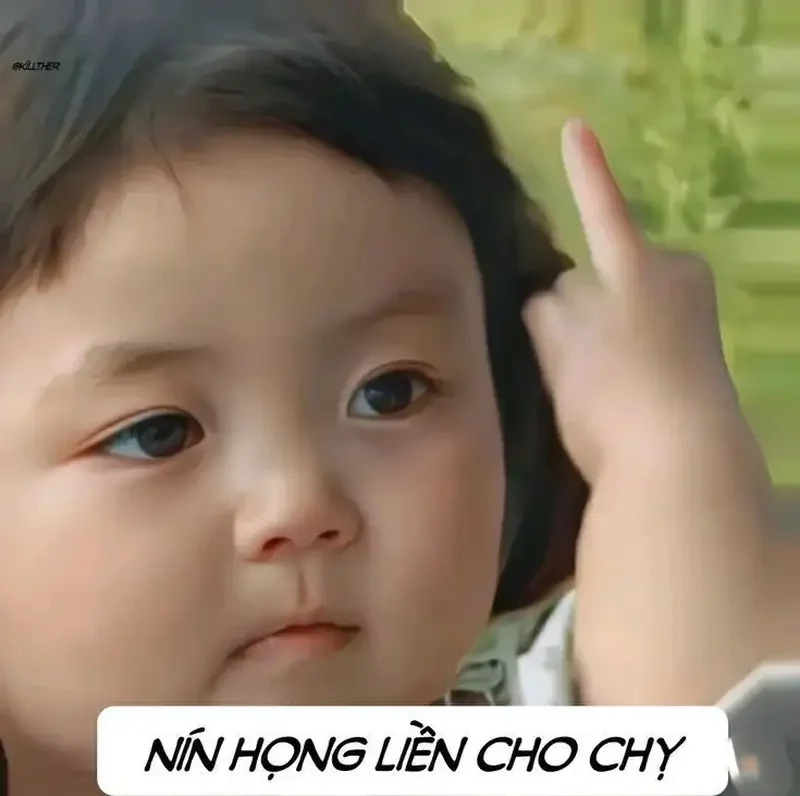 Ảnh em bé meme hot trend gây sốt cộng đồng mạng gần đây