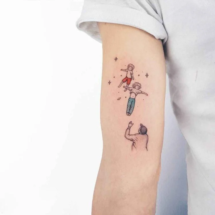 Mẫu hình xăm mini cho nam