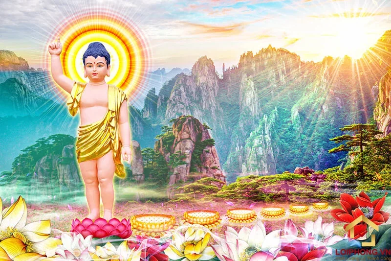 Hình ảnh Phật Đản Sanh đẹp số 01