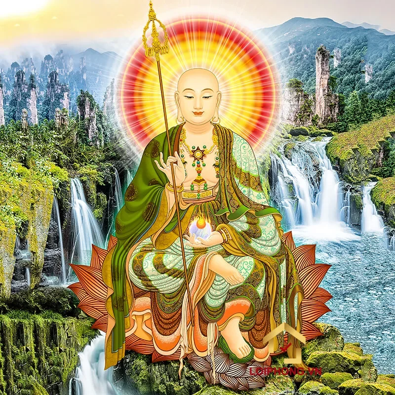 Hình ảnh Địa Tạng Vương Bồ Tát đẹp số 01