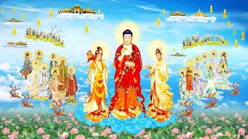 Bộ hình ảnh Phật A Di Đà mang lại bình an, may mắn (2)