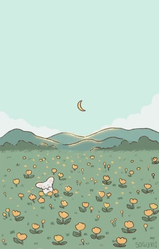 Wallpaper chill cute cho điện thoại