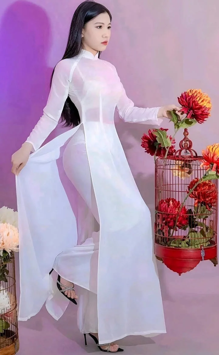 Hình sex áo dài bó sát lộ vòng 3 đỉnh