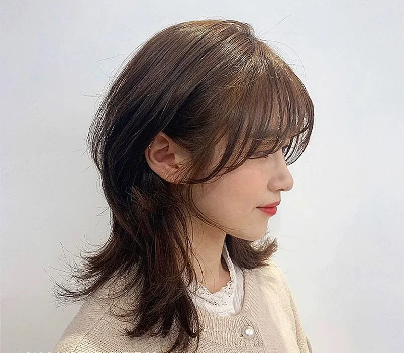 15+ kiểu tóc mullet layer nữ mặt tròn trẻ trung, rất phổ biến - 11