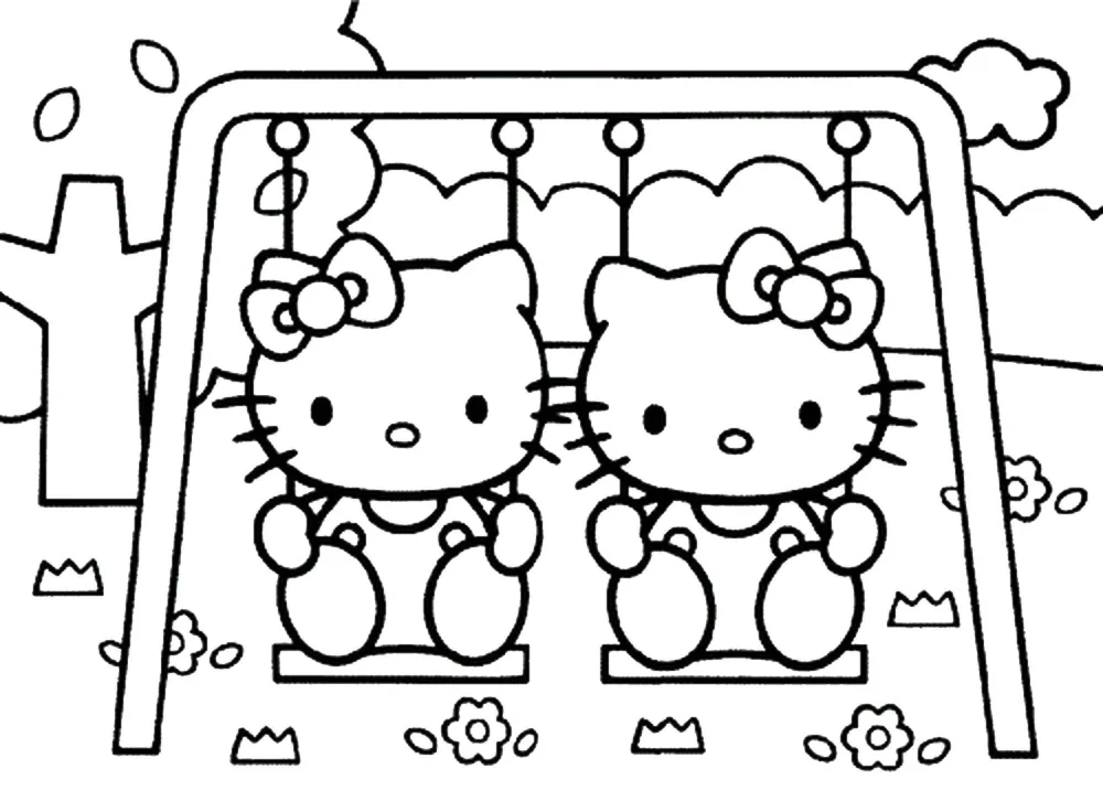 Ngôi nhà của Hello Kitty với vườn hoa rực rỡ sắc màu