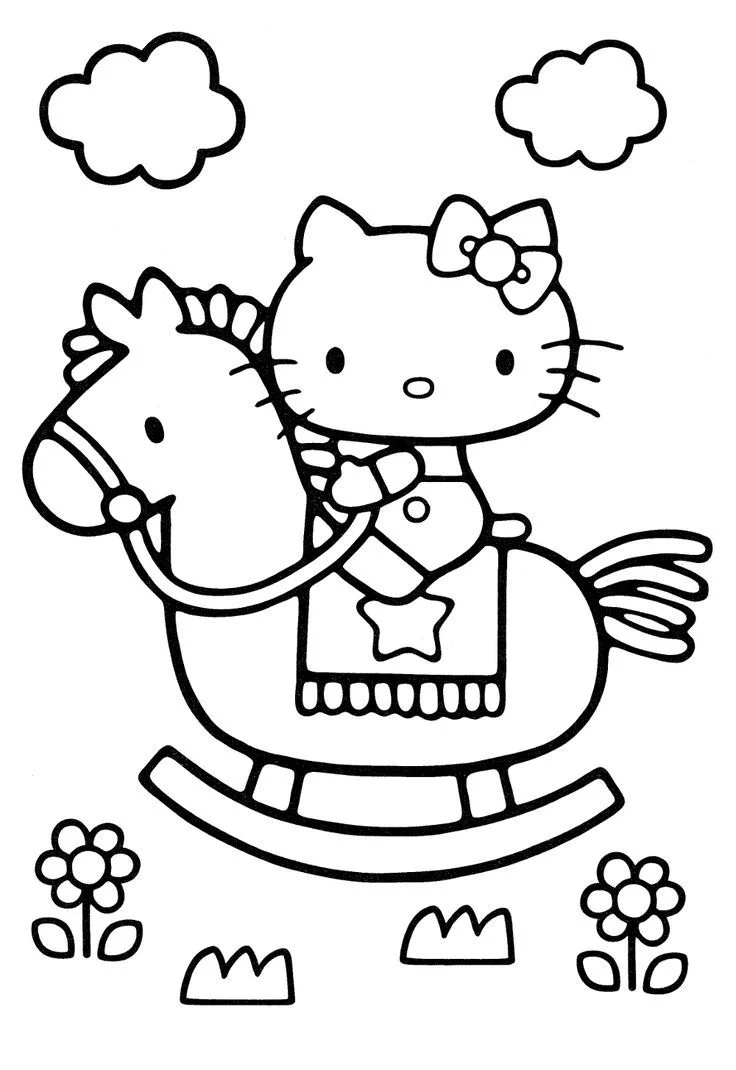 Bộ tranh tô màu Sanrio Hello Kitty và những người bạn thân thiết