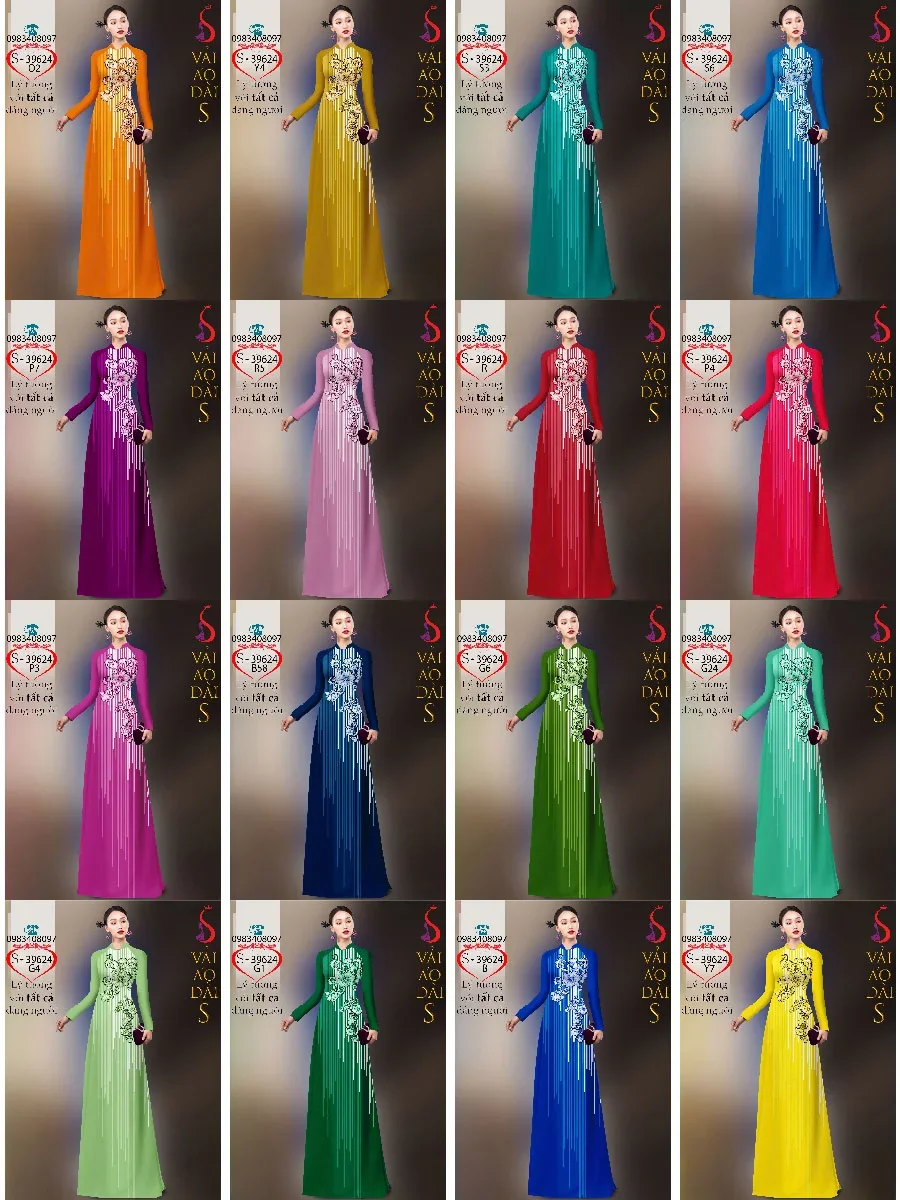 Mẫu mẫu áo dài đẹp thứ 55