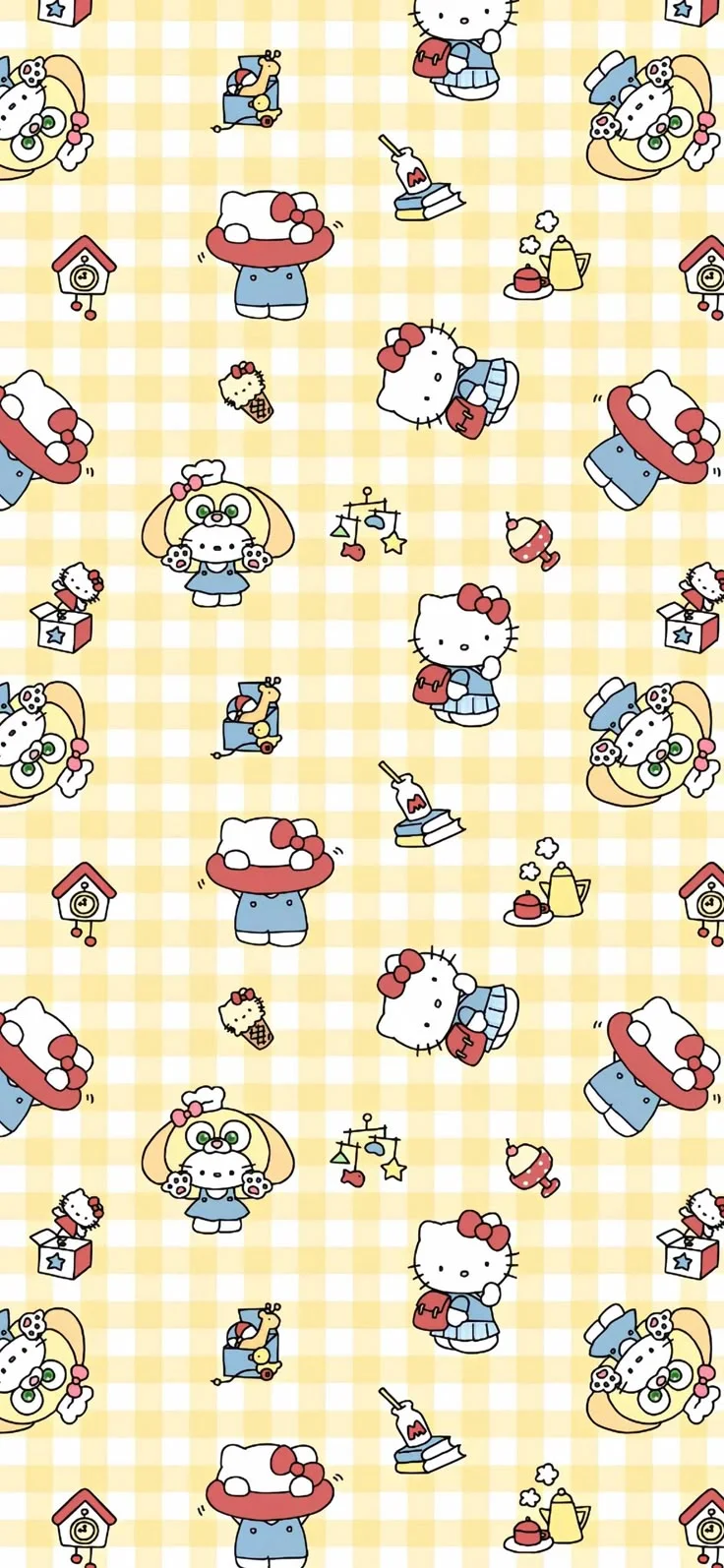 Hình nền vàng | Hình nền điện thoại hello kitty, Ảnh tường cho điện thoại, Nền