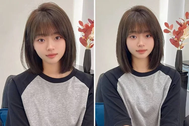 bob nu ngan nhuom mau nau
