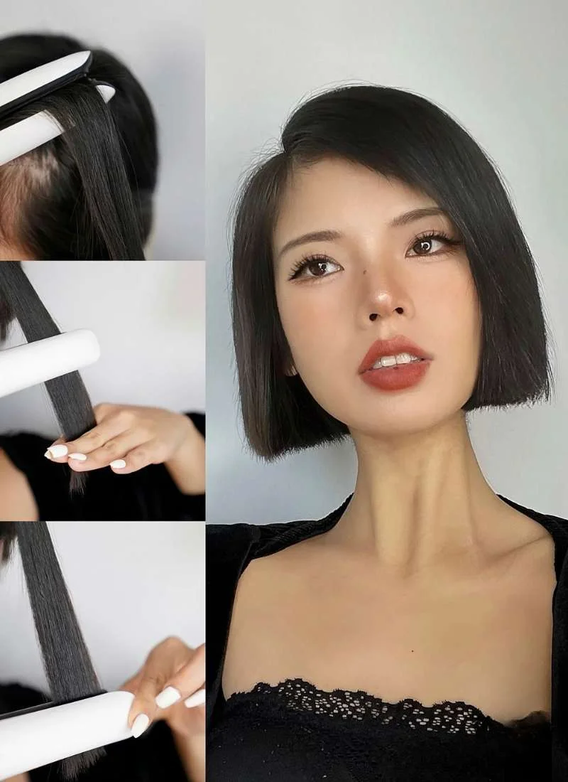 cắt tóc bob ngắn