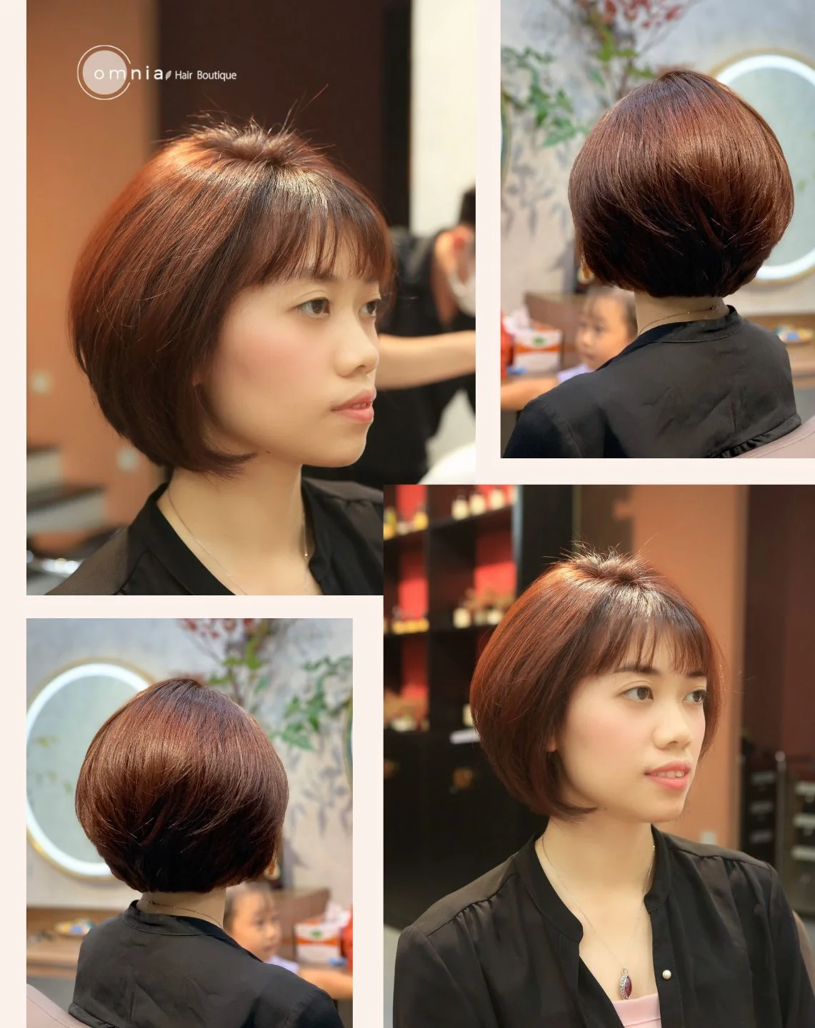 Top 8 kiểu tóc bob layer đang khuấy đảo các tín đồ làm đẹp - Omnia Hair Boutique - Salon tóc organic tại Hà Nội