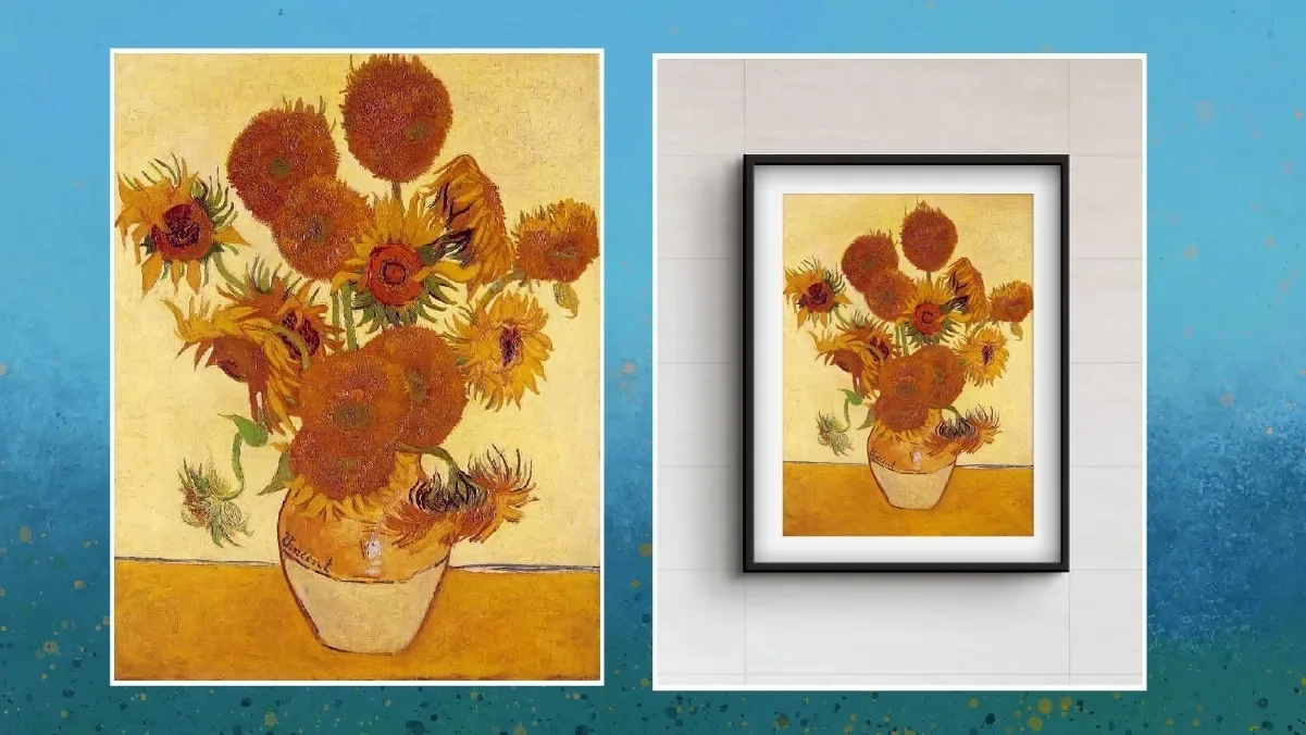 Tranh treo tường hoa hướng dương của Van Gogh