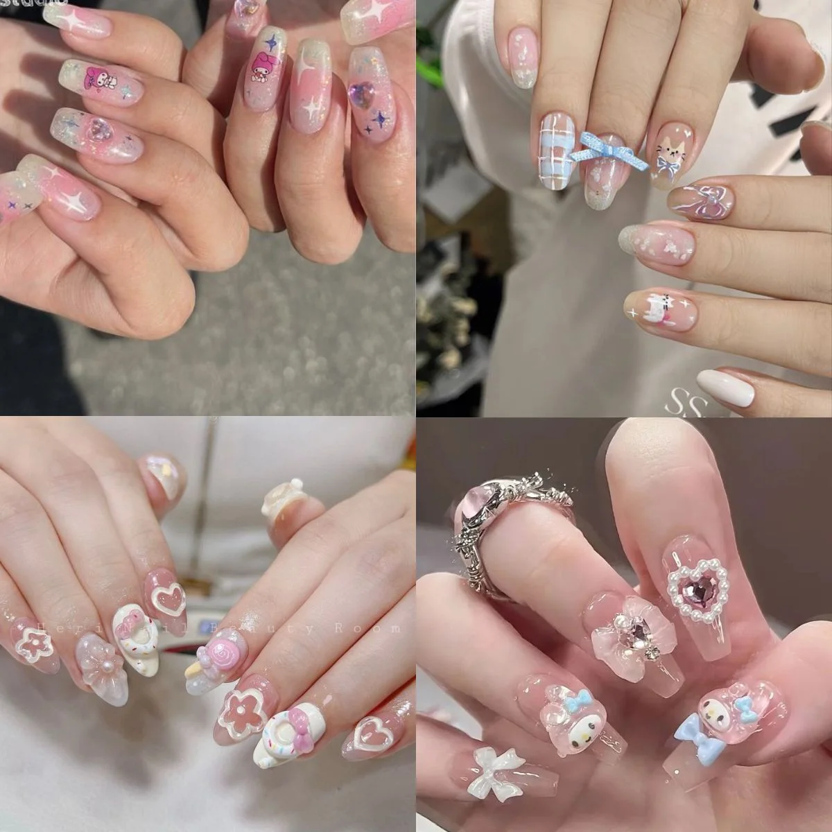 100+ mẫu nail hồng đẹp nhẹ nhàng, tự nhiên ngọt ngào - 20