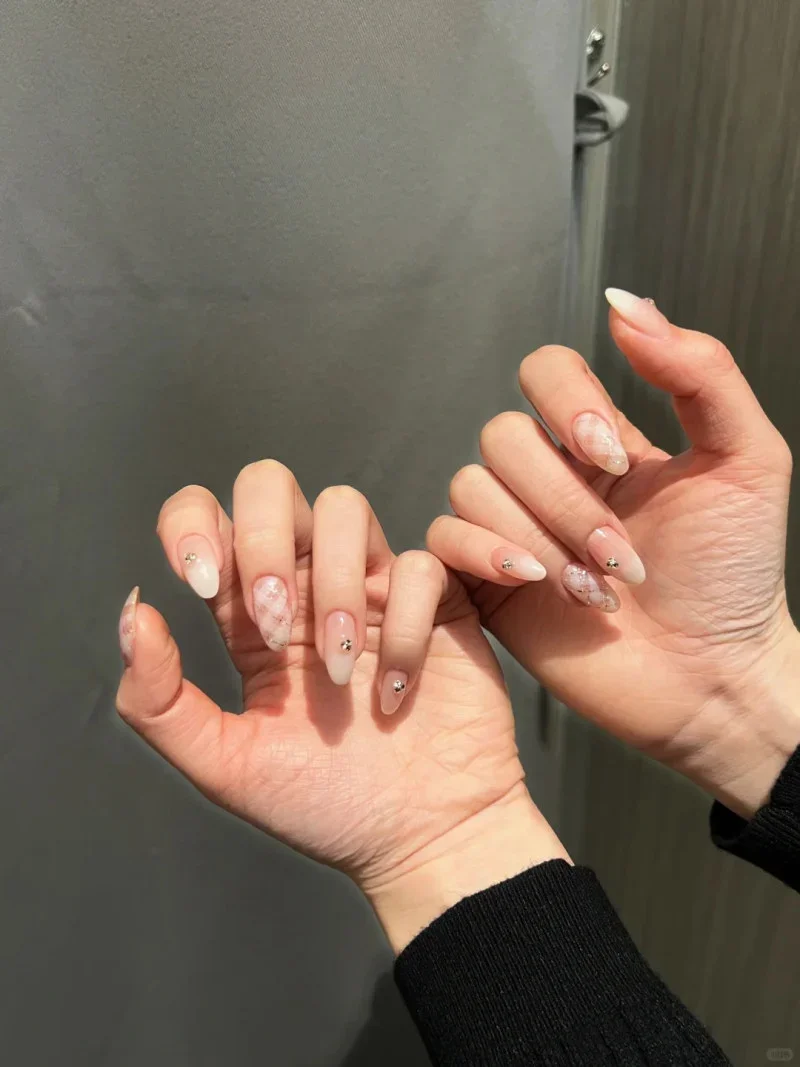 nail màu hồng thạch (12)