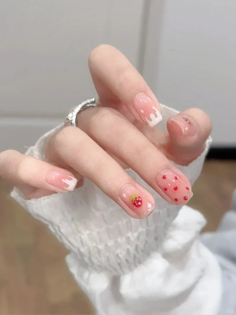 nail màu hồng thạch (6)