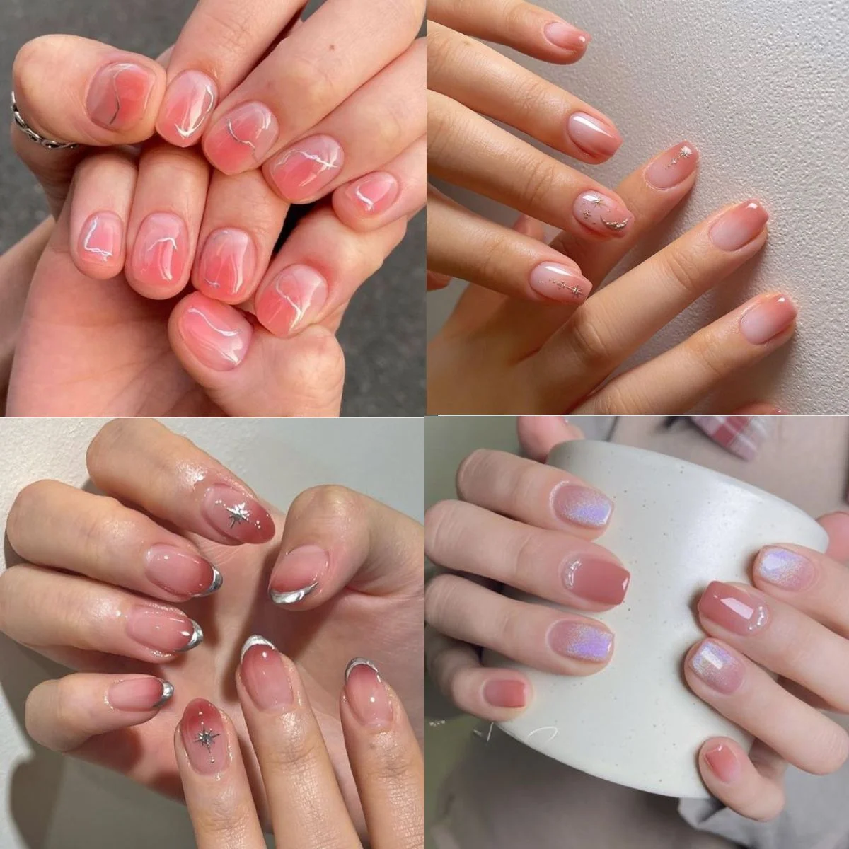 100+ mẫu nail hồng đẹp nhẹ nhàng, tự nhiên ngọt ngào - 12