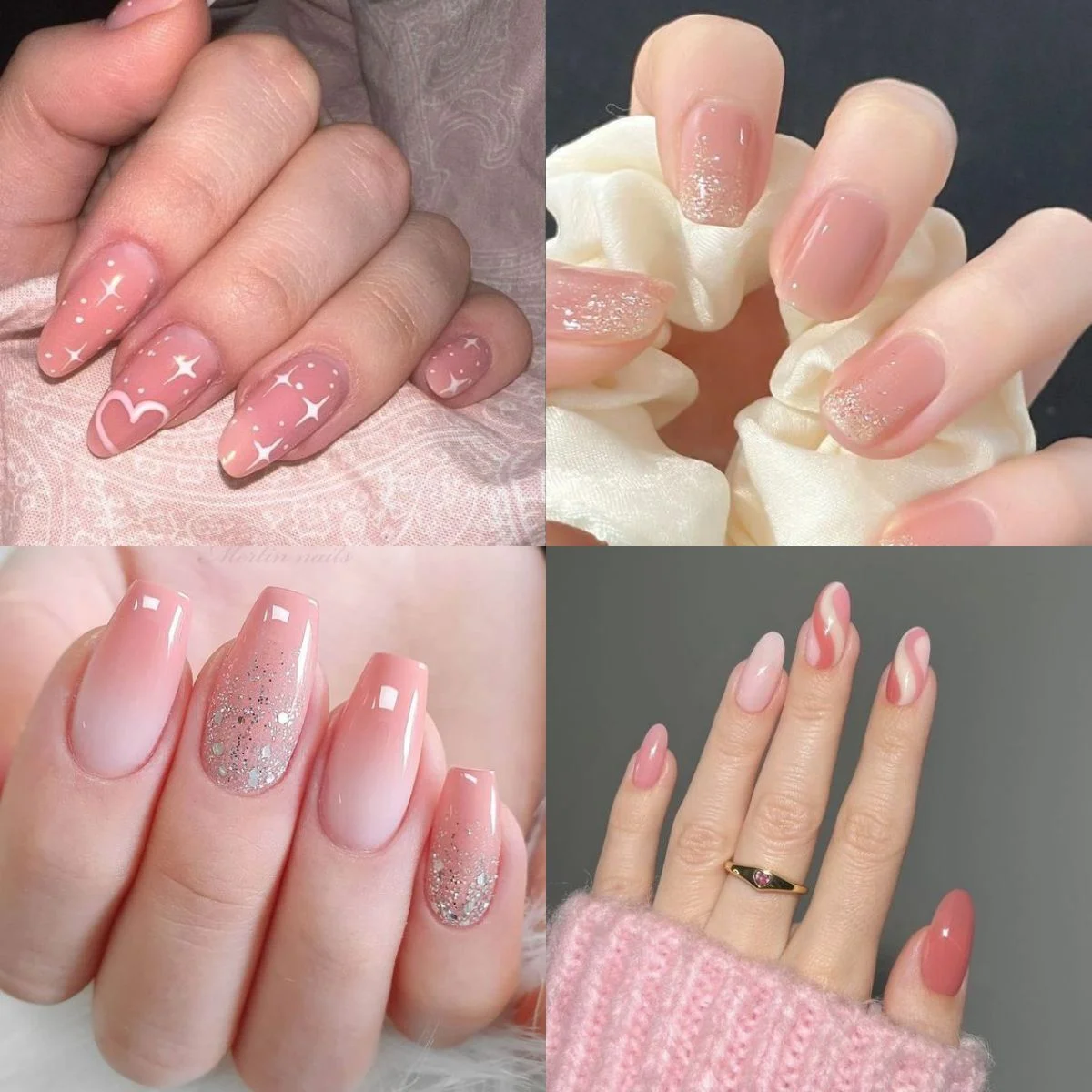 100+ mẫu nail hồng đẹp nhẹ nhàng, tự nhiên ngọt ngào - 1