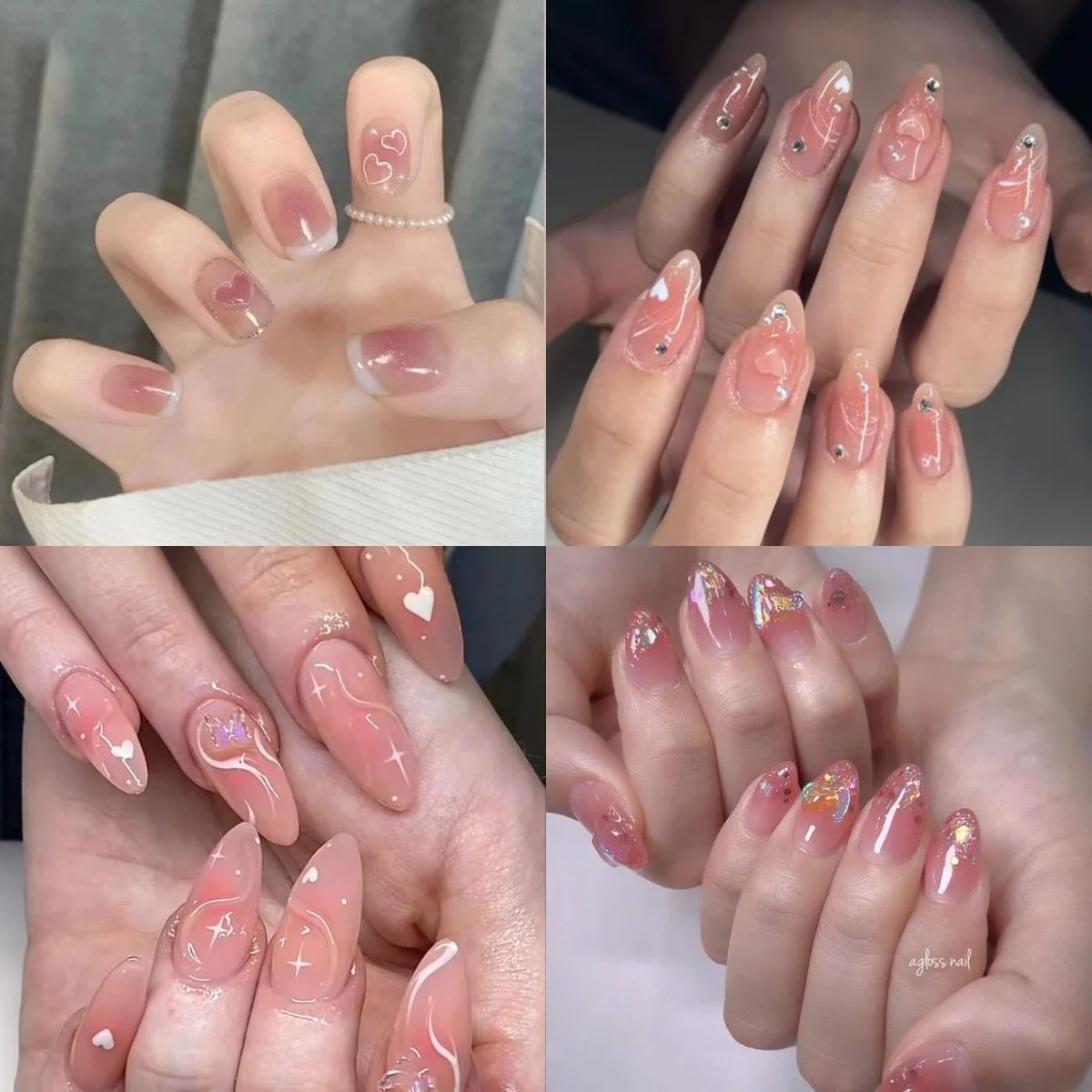 100+ mẫu nail hồng đẹp nhẹ nhàng, tự nhiên ngọt ngào - 8