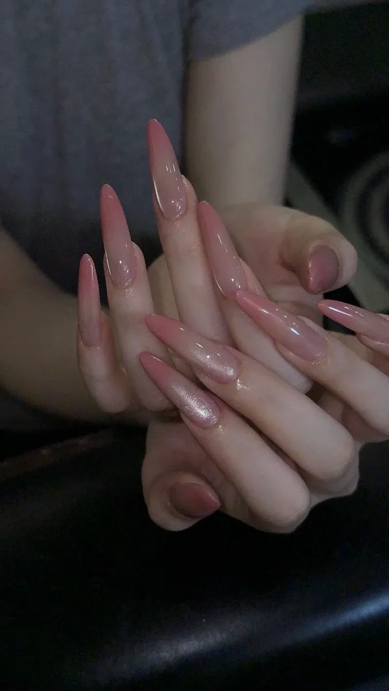 nail màu hồng thạch (9)