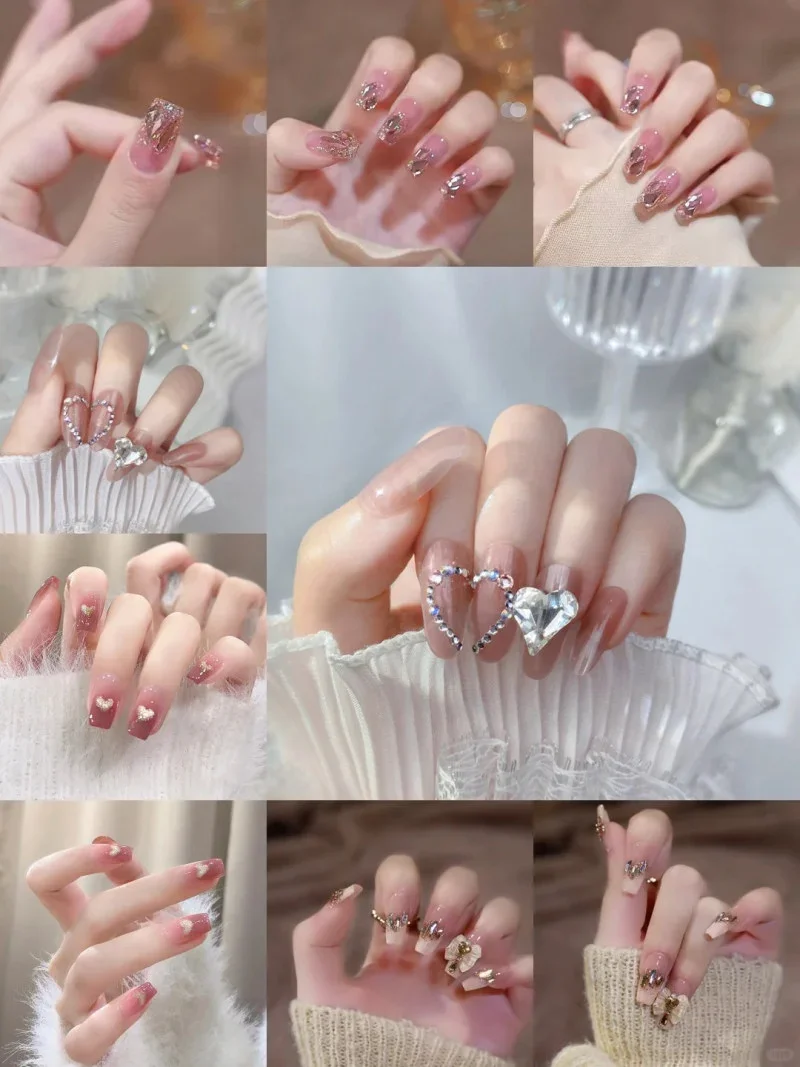 nail màu hồng thạch (4)