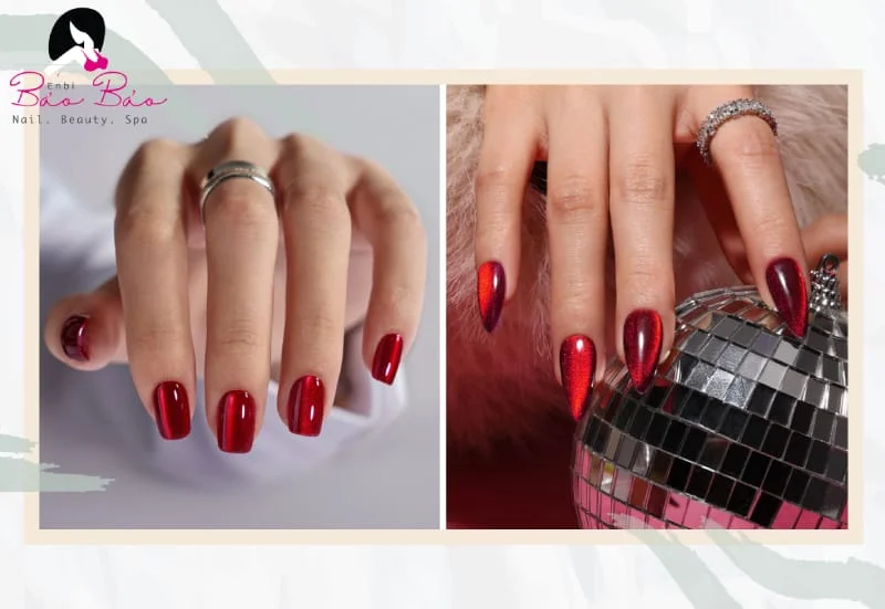 Nail mắt mèo đỏ ruby