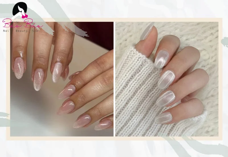 Nail mắt mèo trong suốt