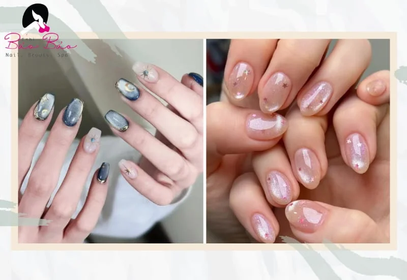 Nail mắt mèo Hàn Quốc