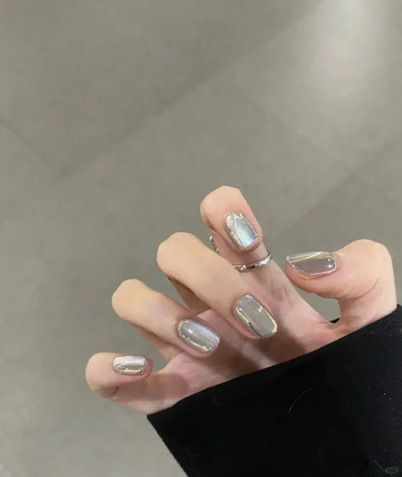 mẫu nail mắt mèo đẹp