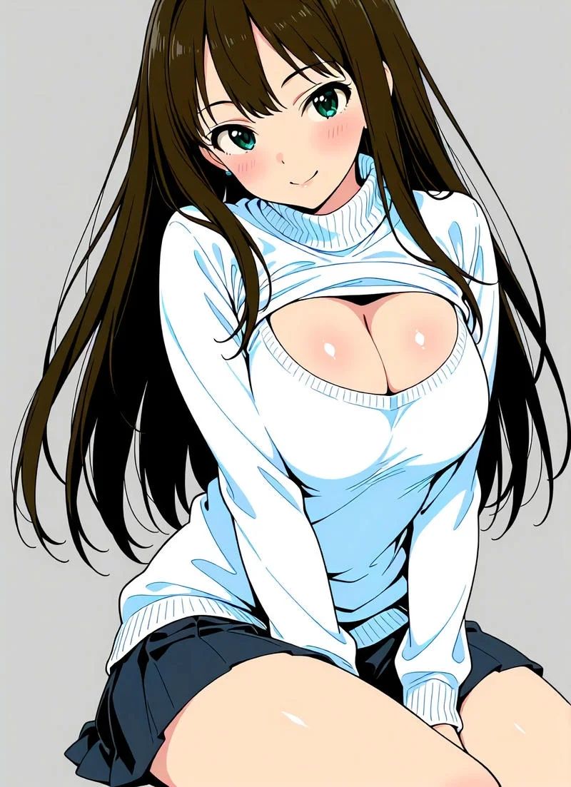 Hình anime gái vú to quyến luyến