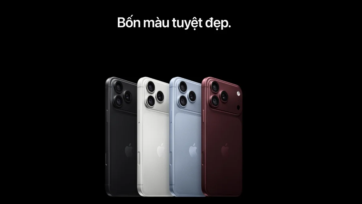 iPhone 18 series có 4 tùy chọn màu sắc