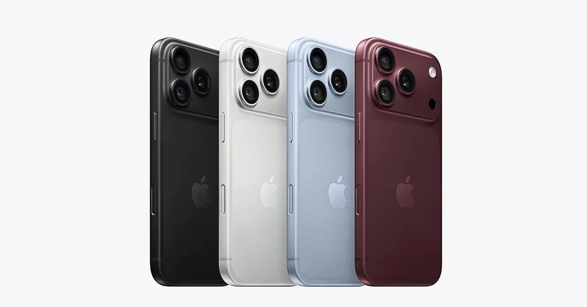 Chi tiết 4 màu sắc trên iPhone 18 Pro và Pro Max: Đỏ Burgundy dẫn đầu xu hướng