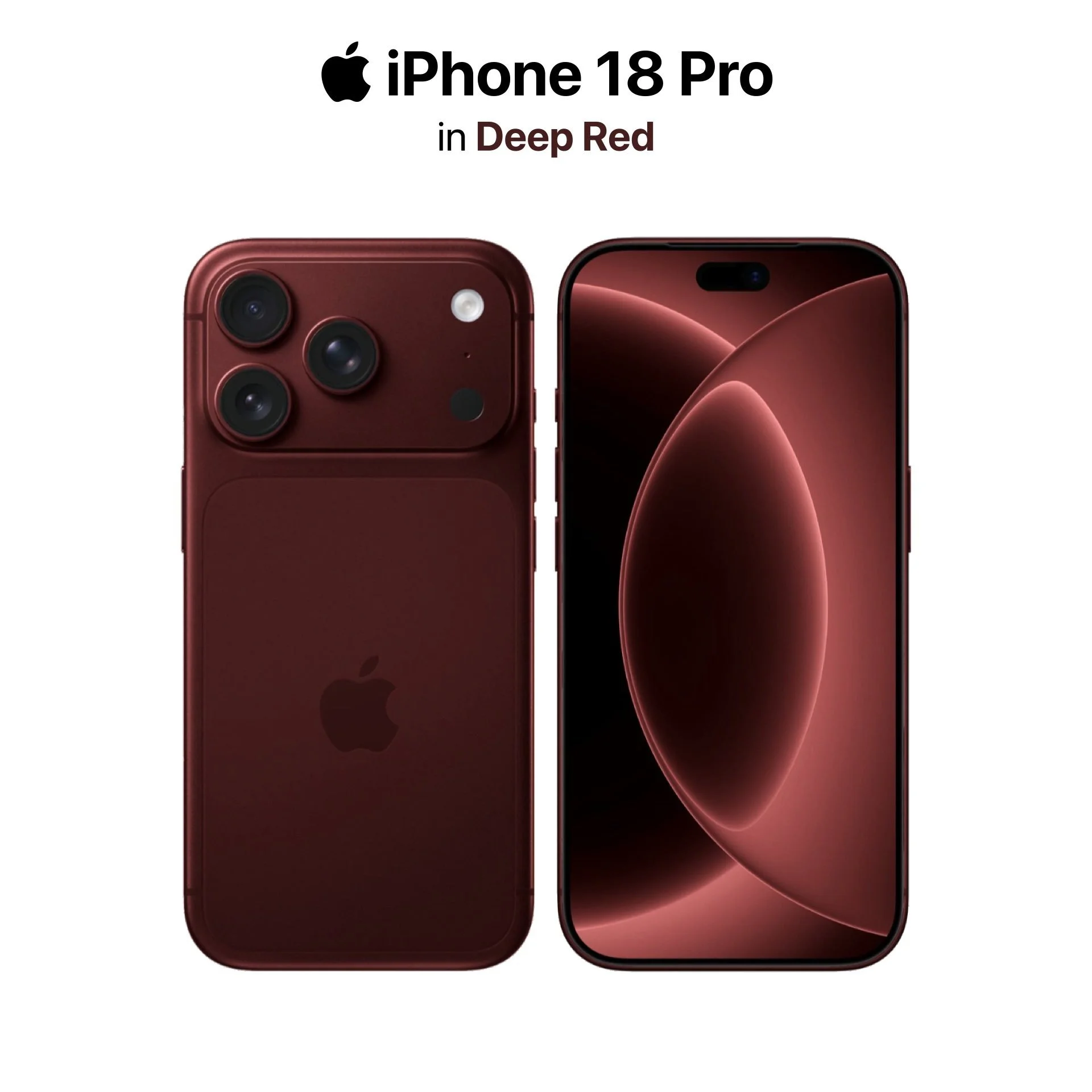 Đây có thể là iPhone 18 Pro Max màu đỏ mới