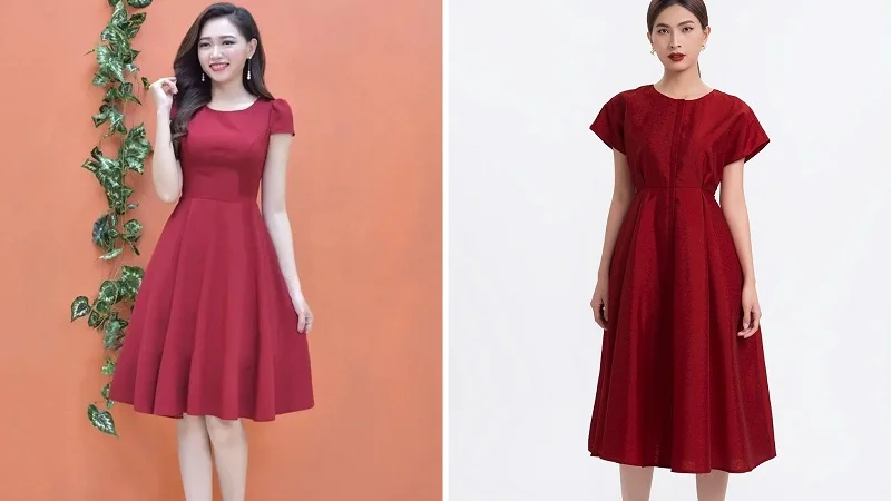 10 mẫu váy đỏ đẹp, sang trọng nhất dành cho các quý cô