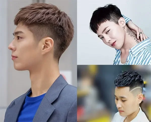 những kiểu tóc nam ngắn đẹp chất, tóc ngắn nam châu Á