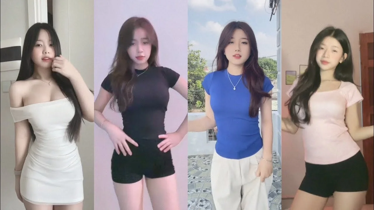 Nhóm gái xinh mặc đồ dạo phố năng động