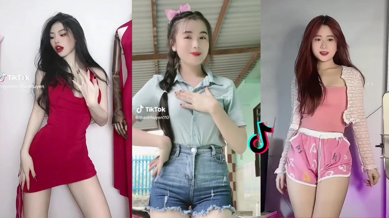 Hình ảnh các gái xinh nhảy và tạo dáng phong cách trẻ trung