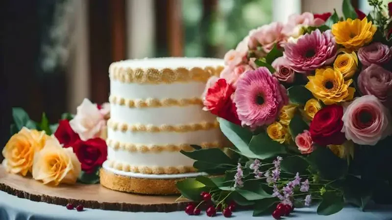 Tải ảnh hoa tươi và bánh sinh nhật đẹp 2