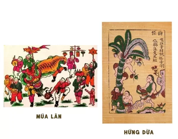 Sự khác biệt giữa tranh Hàng Trống và tranh Đông Hồ (2)