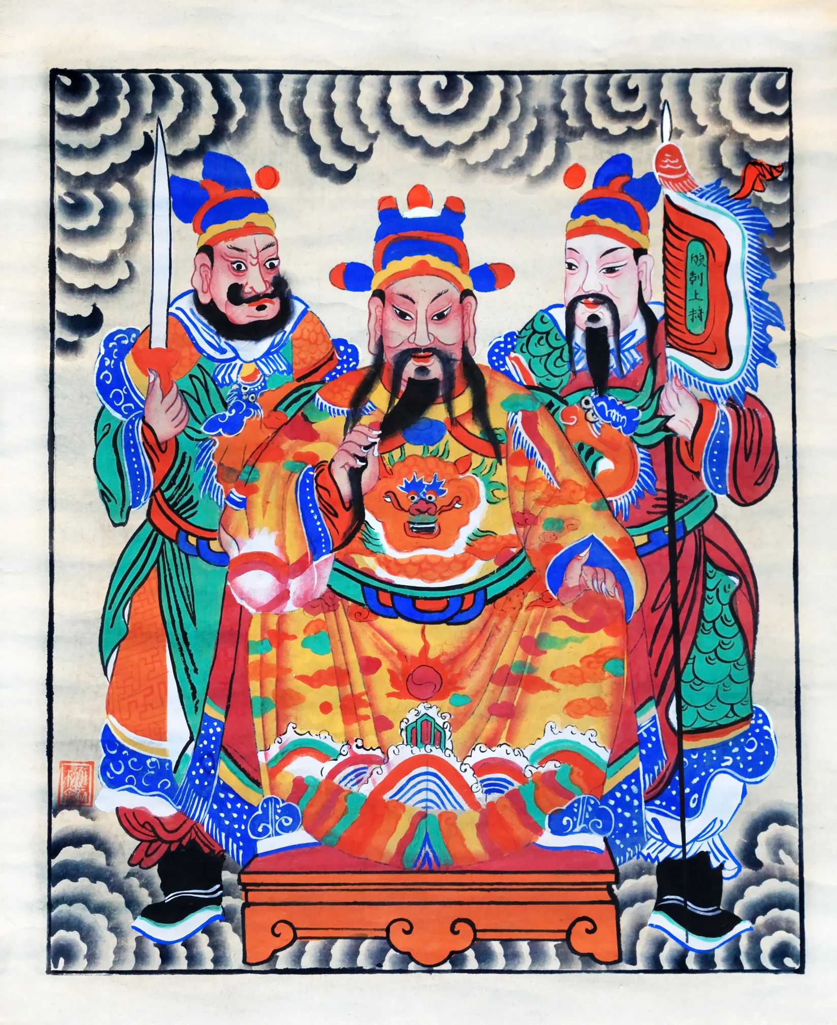 Tranh Thờ Hàng Trống – Tranh dân gian Hàng Trống