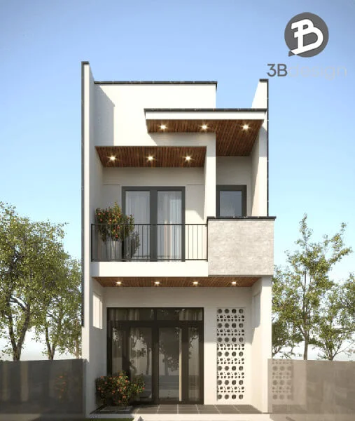 35+ Mẫu thiết kế nhà ống 2 tầng đẹp hiện đại mới nhất 2026 - 3B Design
